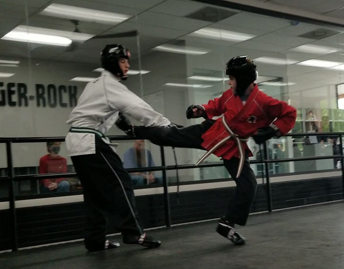 sparring video